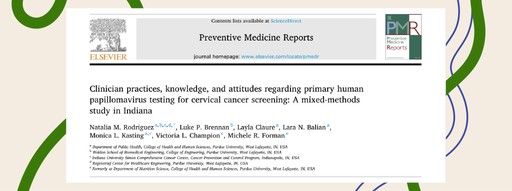 Now in publication: Clinician practices, knowledge, and attitudes regarding primary HPV testing for cervical cancer screening